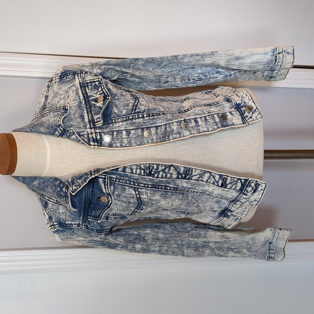 Acid Washed "Denim" Jacket